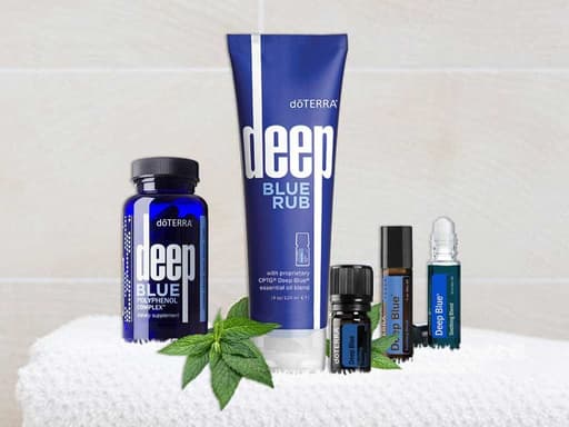 Флакон Deep Blue на светлом фоне